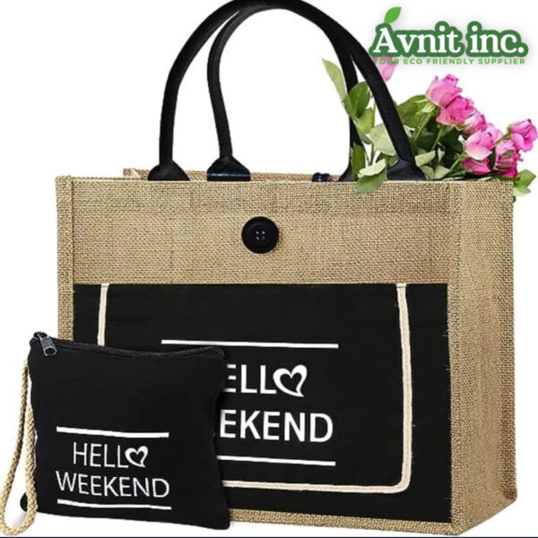 10103 JuteBloom Eco Chic Shopping Bags 1