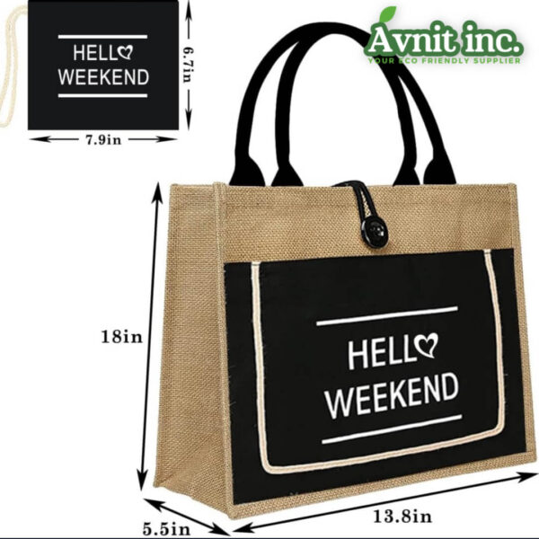 10103 JuteBloom Eco Chic Shopping Bags 3