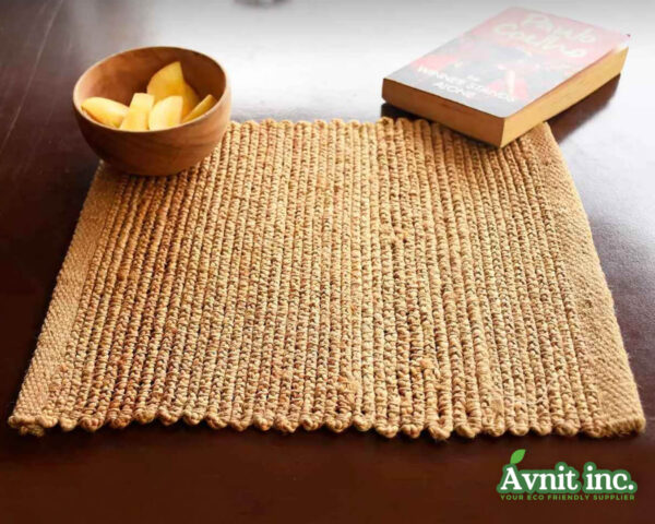 30604 EcoCharm Jute Charming Eco Friendly Table Mat 7