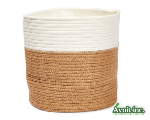 40101 EcoGrow Jute Natural Growth Planter 3