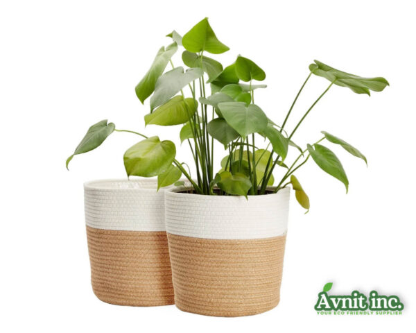 40101 EcoGrow Jute Natural Growth Planter 5