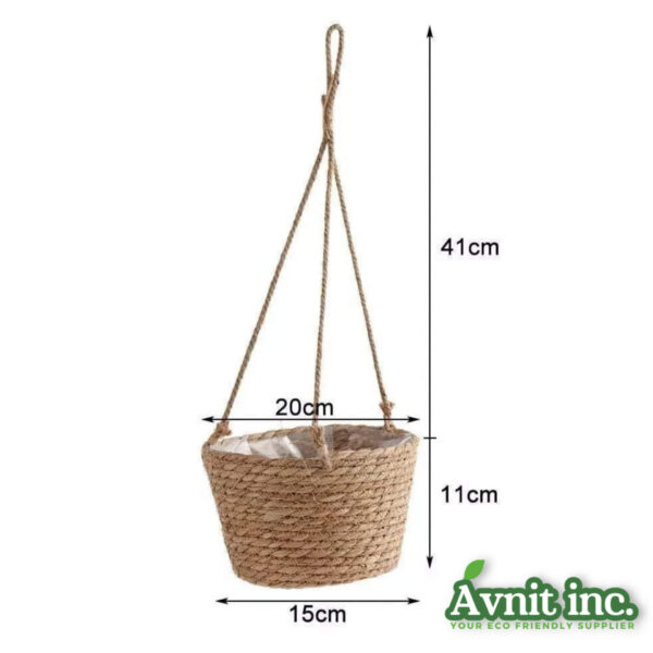 40205 EcoHang Jute Natural Plant Hanger 1